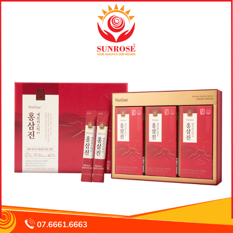  Nước uống hồng sâm cô đặc Hongsamjin Everystick Ex bồi bổ cơ thể hộp 30 gói x 10g 