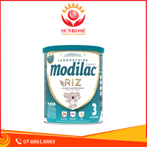  Sữa Modilac Riz 3 lon 800g 