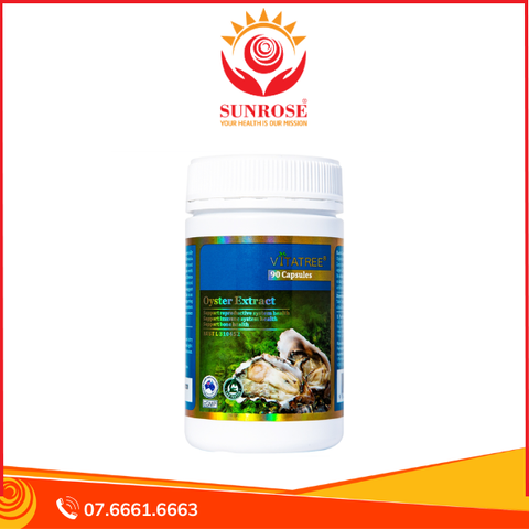  Viên uống Oyster Extract Vitatree hỗ trợ duy trì sức khỏe sinh sản cho nam giới (90 viên) 