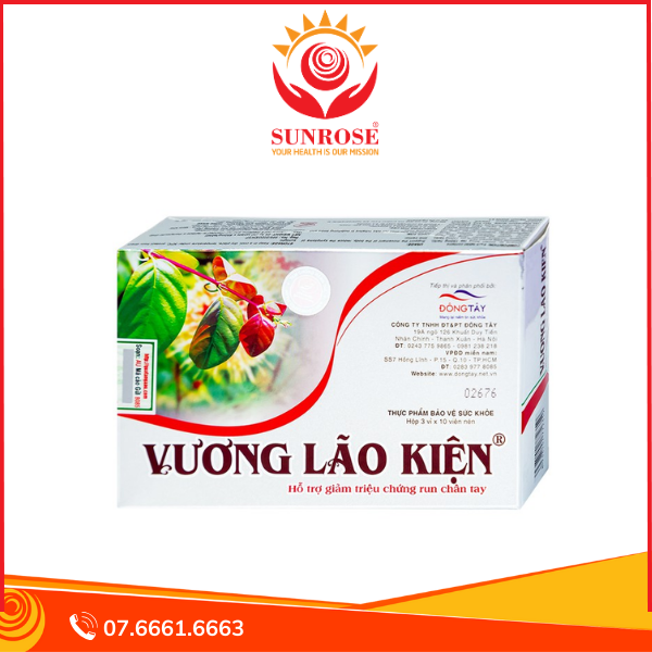  Viên uống Vương Lão Kiện hỗ trợ giảm triệu chứng run tay chân (Hộp 30 viên) 