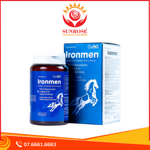  Viên uống Ironmen Ocavill hỗ trợ tăng cường sinh lý nam giới (60 viên) 