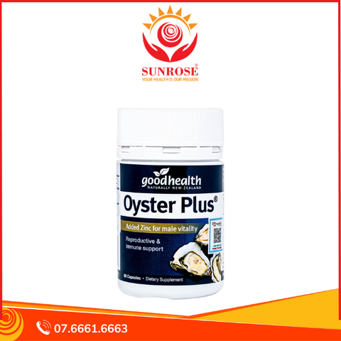  Viên uống Oyster Plus Goodhealth hỗ trợ tăng cường sinh lực, tăng cường đề kháng cho nam giới (60 viên) 
