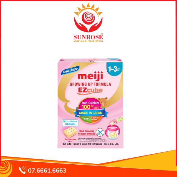  Sữa Meiji 1-3 Tuổi Dạng Thanh 