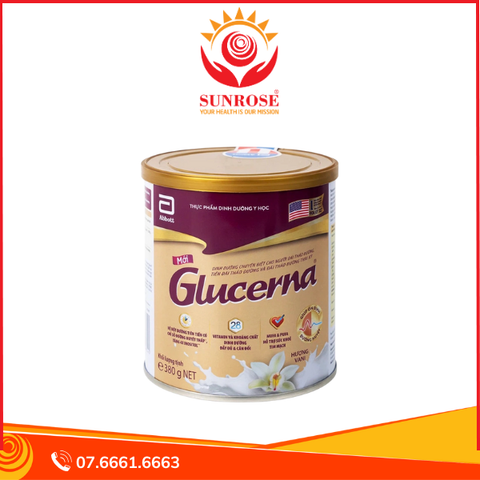  Sữa bột Glucerna Abbott bổ sung dinh dưỡng đặc biệt cho người đái tháo đường (380g) 