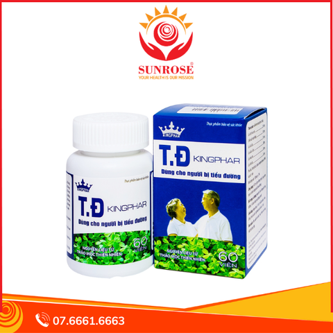  Viên uống T.Đ Kingphar dùng cho người bị tiểu đường (60 viên) 