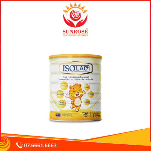  Sữa Isolac+ 850g 