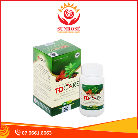  TĐ Care giúp hạ đường huyết và cholesterol chai 60 viên 