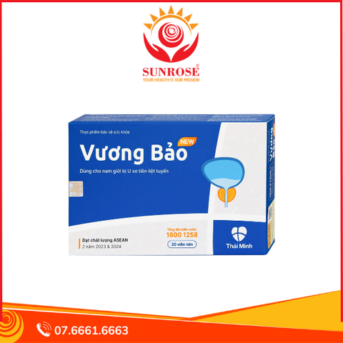  Viên nén Vương Bảo Thái Minh dùng cho nam giới bị u xơ tiền liệt tuyến (2 vỉ x 10 viên) 