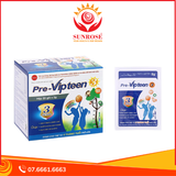  Pre-Vipteen 3 hỗ trợ tăng chiều cao cho trẻ hộp 20 gói x 2g 