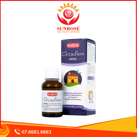  Thực phẩm bảo vệ sức khỏe Buona Circadiem hỗ trợ giúp ngủ ngon (20ml) 
