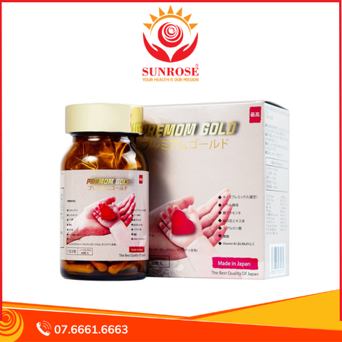  Viên uống Premom Gold Jpanwell hỗ trợ phụ nữ trước giai đoạn mang thai (60 viên) 
