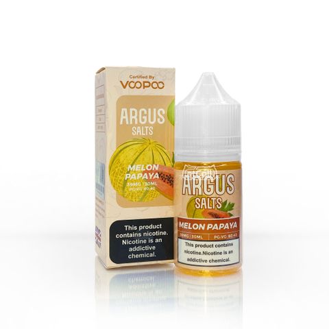 Argus Melon Papaya (salt) (30ml) Dưa gang đu đủ lạnh