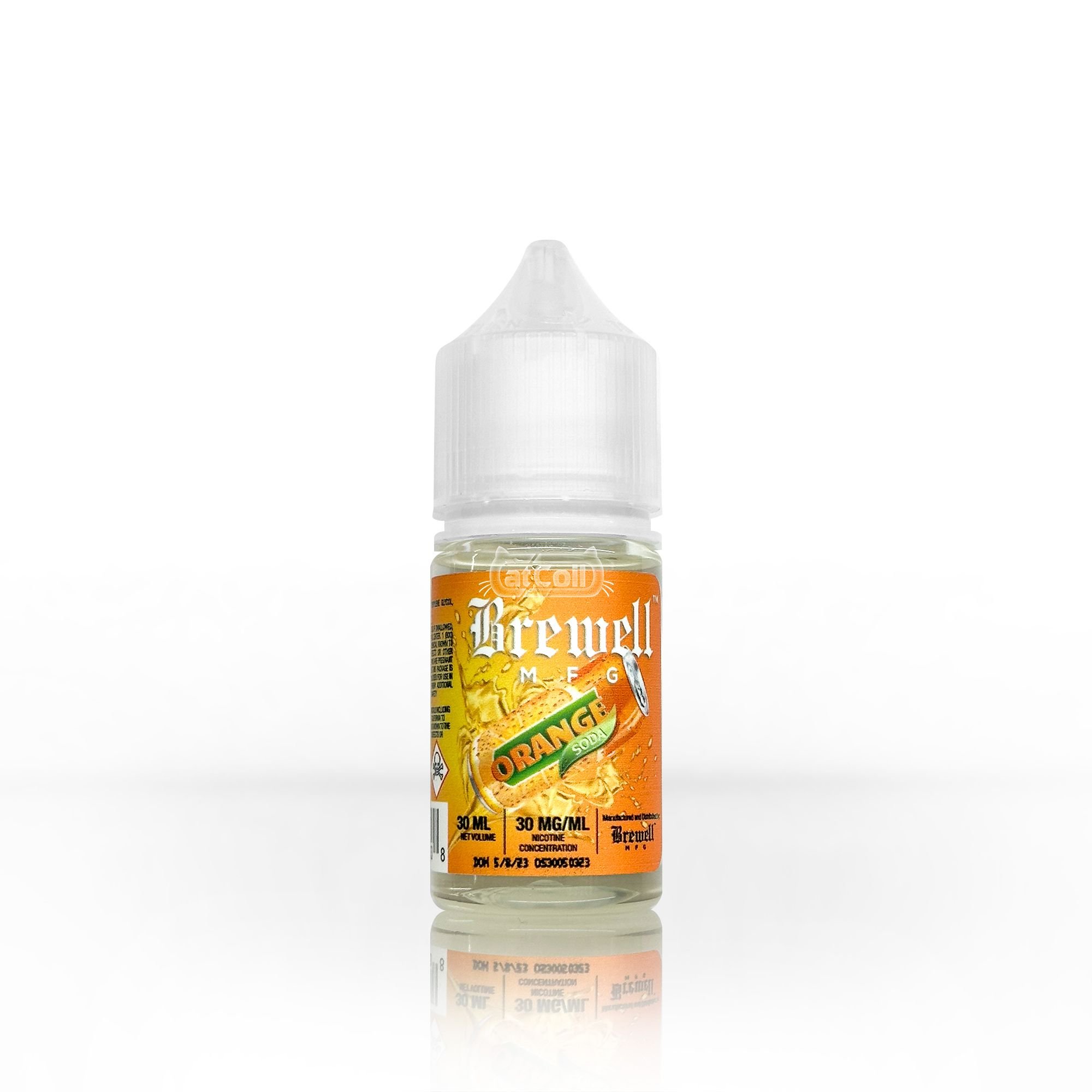 Brewell Orange Soda (salt) (30ml) Cam soda mát nhẹ