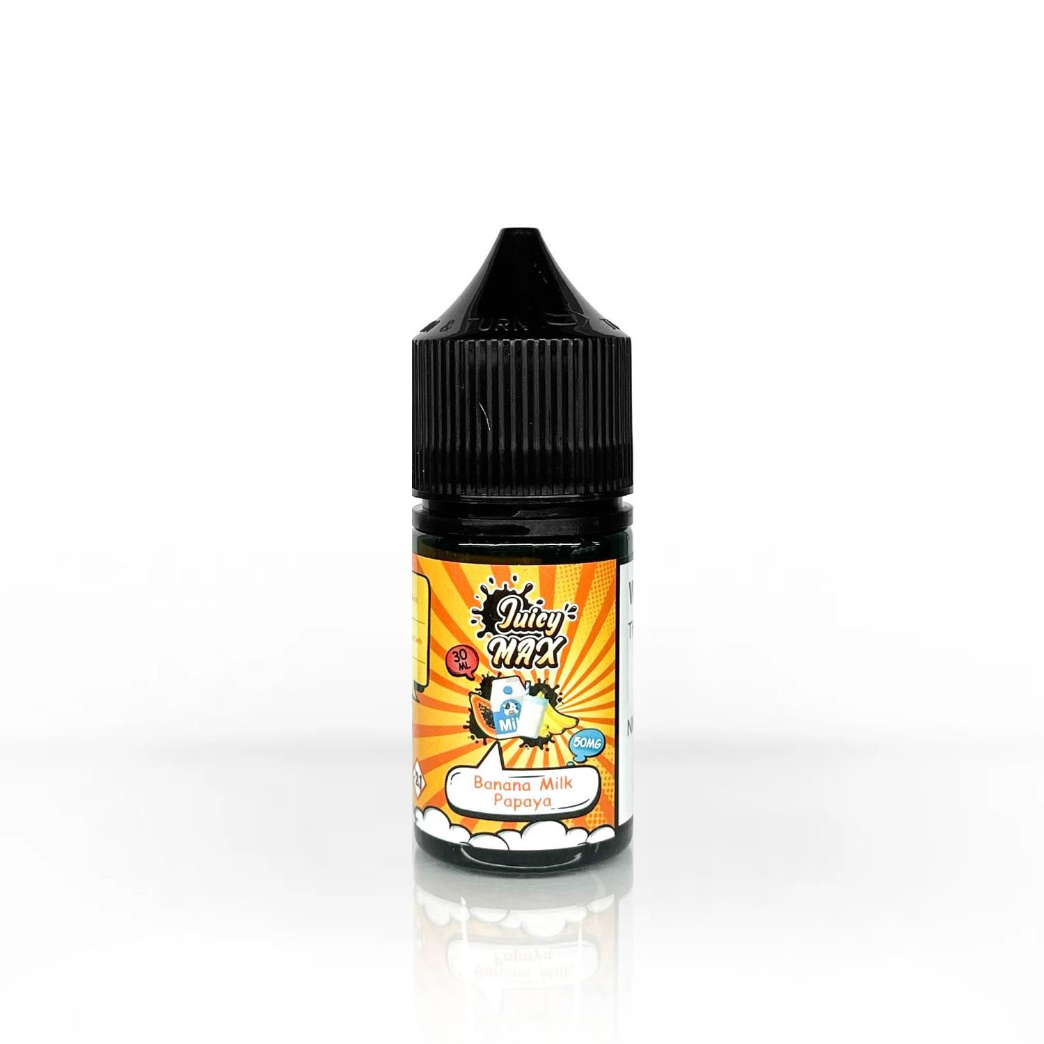 Juicy MAX Banana Milk Papaya (30ml) (salt)  Sữa chuối đu đủ