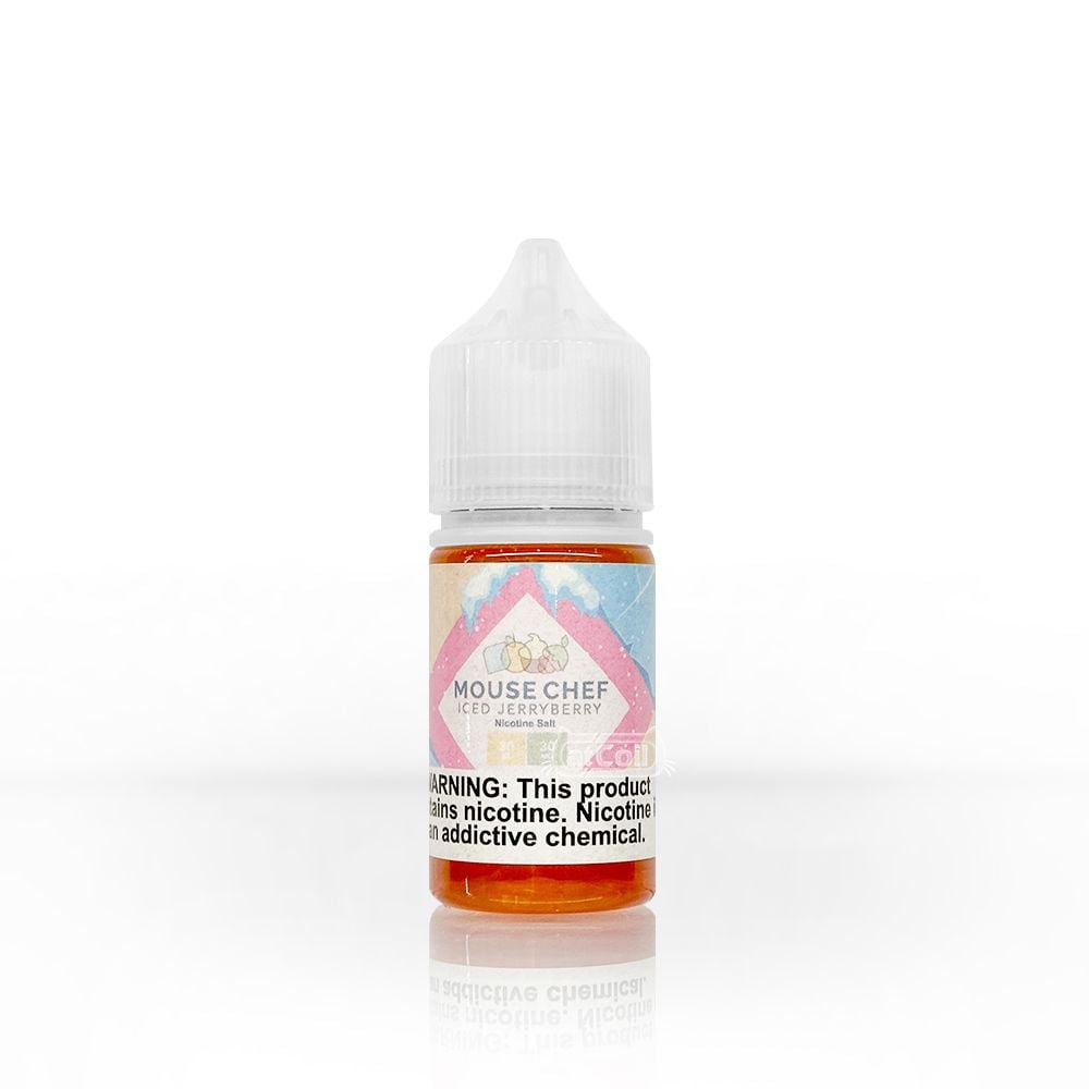 Mousechef Iced Jerryberry (salt) (30ml) Kem cam mâm xôi lạnh