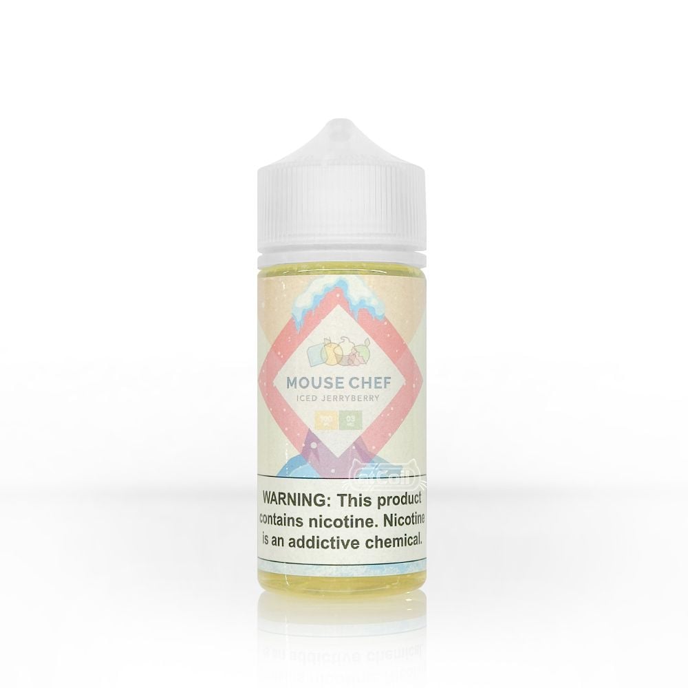 Mousechef Iced Jerryberry (100ml) Kem cam mâm xôi lạnh