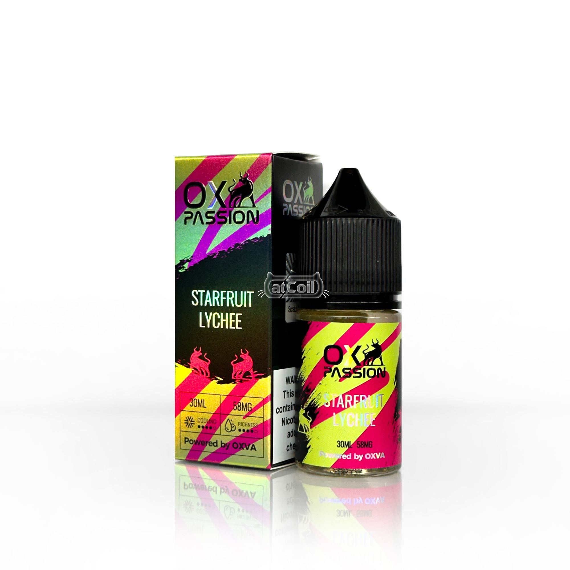 OXVA OX Star Fruit Lychee (Salt) (30ml) Khế vải lạnh