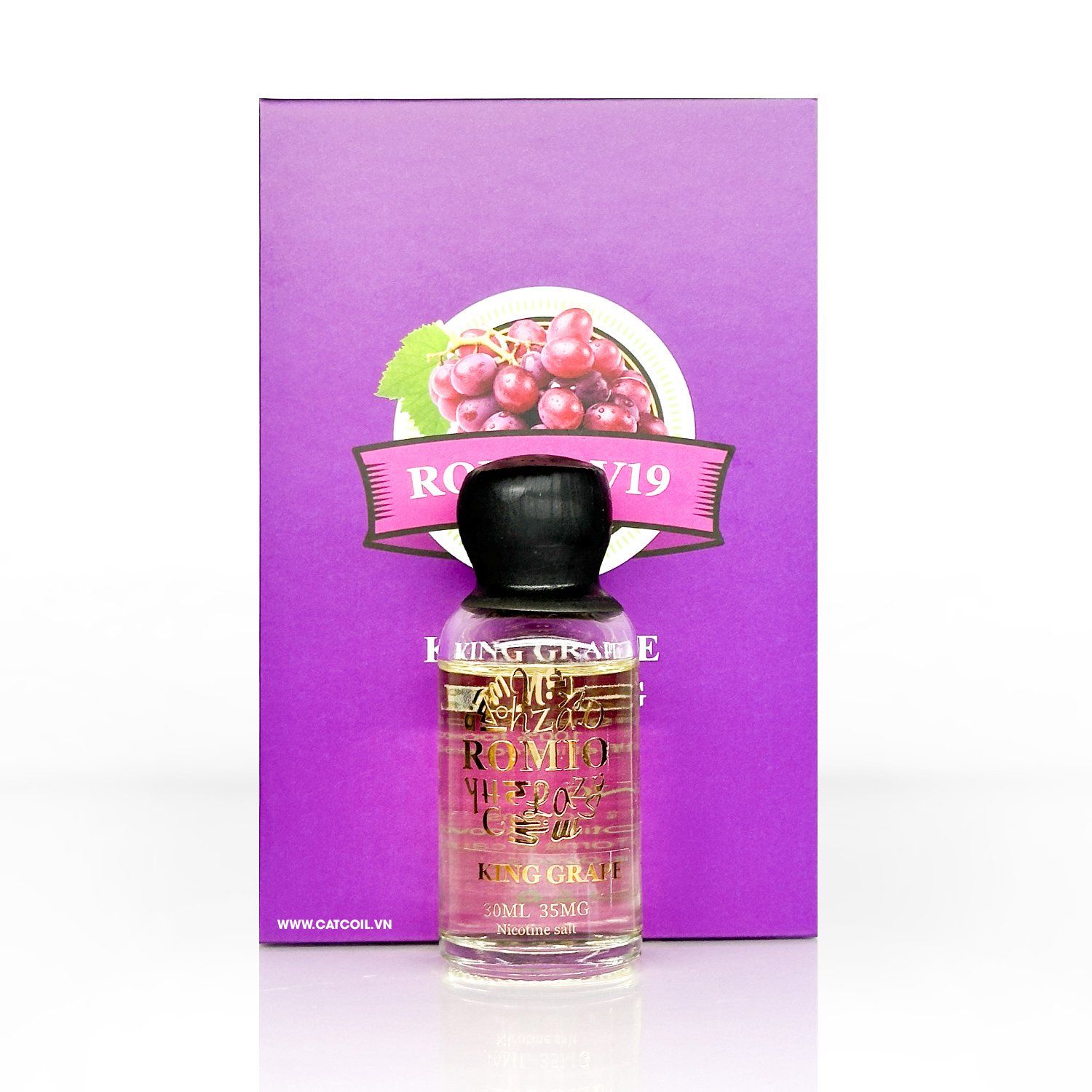 Romio King Grape V19 (salt) (30ml) Nho the mát