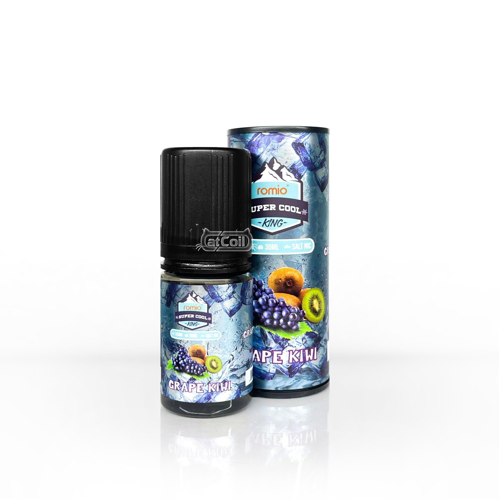 Romio SuperCool Grape Kiwi (Salt) (30ml) Nho Kiwi lạnh