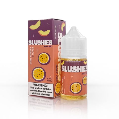 Slushies Peach Passion Fruit (salt) (30ml) Đào chanh leo lạnh