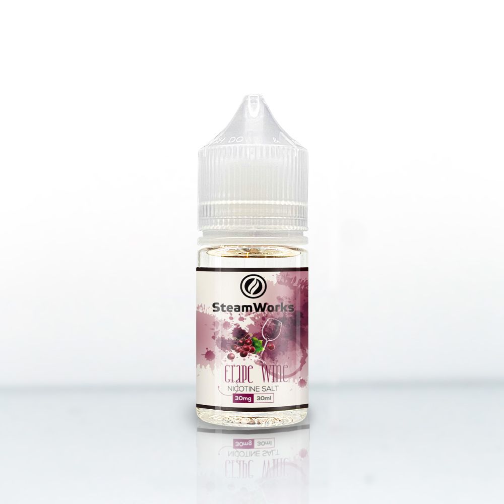 Steamworks Grape Wine (salt) (30ml) Rượu vang nho
