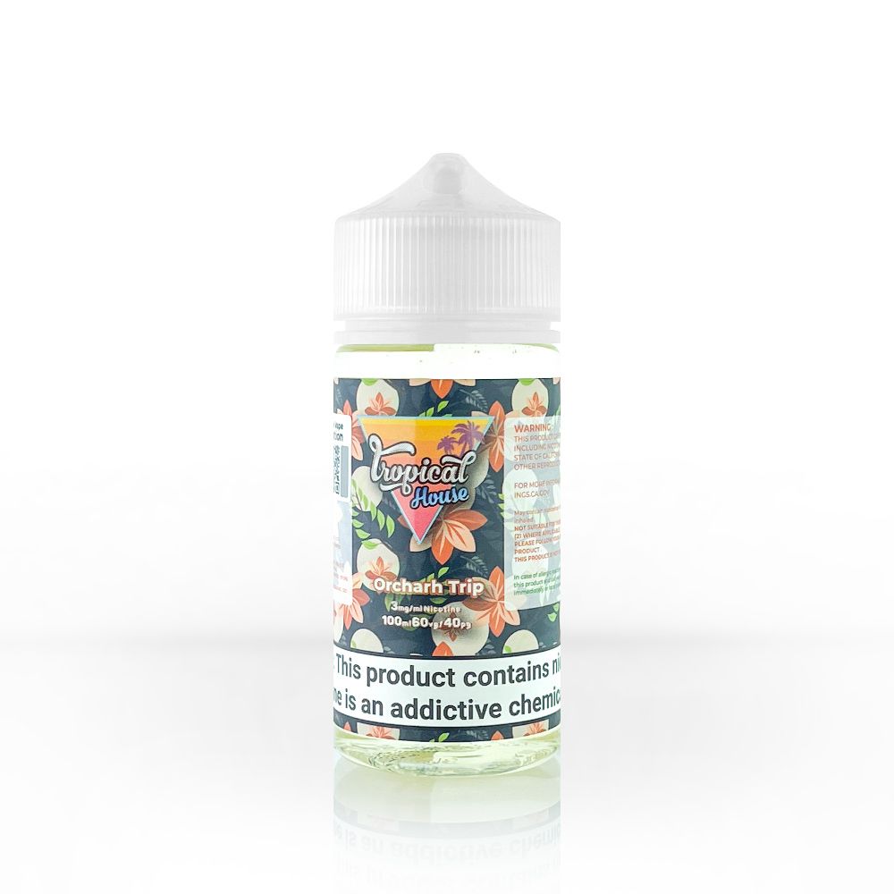 Tropical House Orcharh Trip (100ml) Táo dưa gang kiwi – CatCoil Vape Store