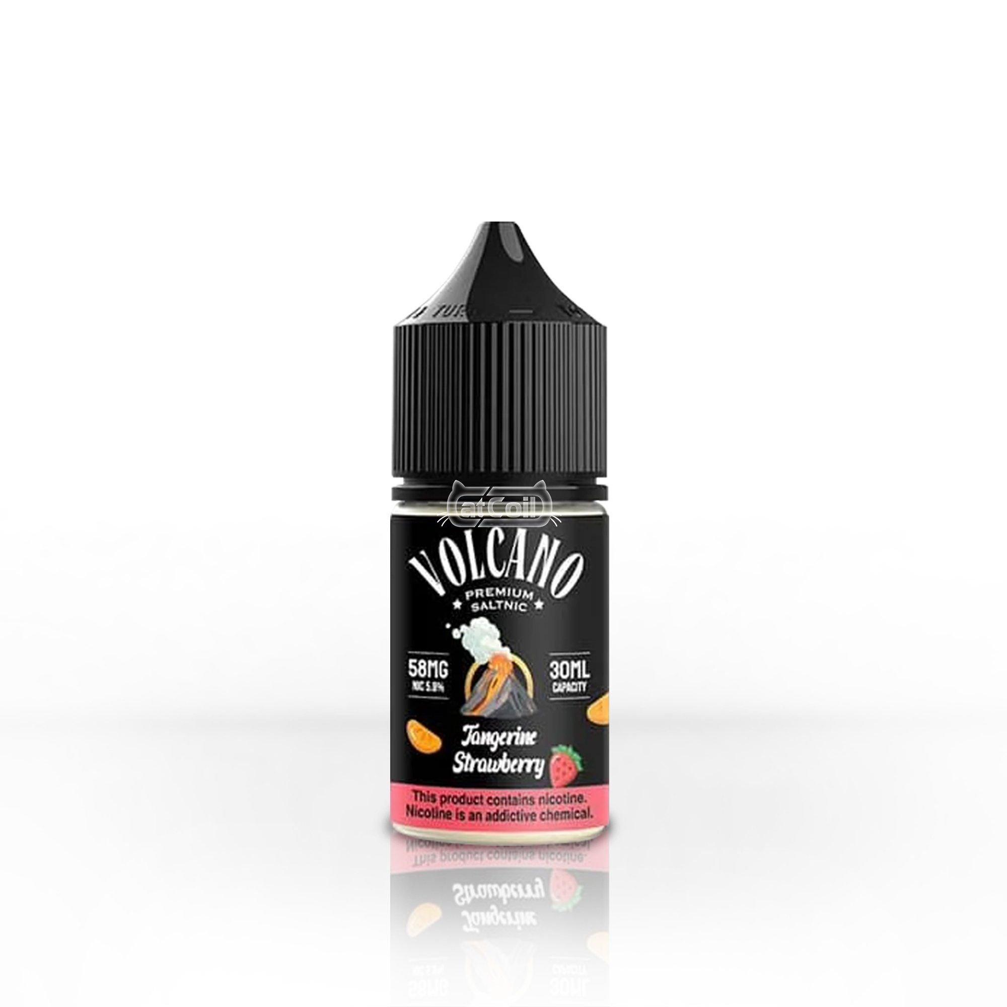 Volcano Tangerine Strawberry (salt) (30ml) Quýt dâu lạnh