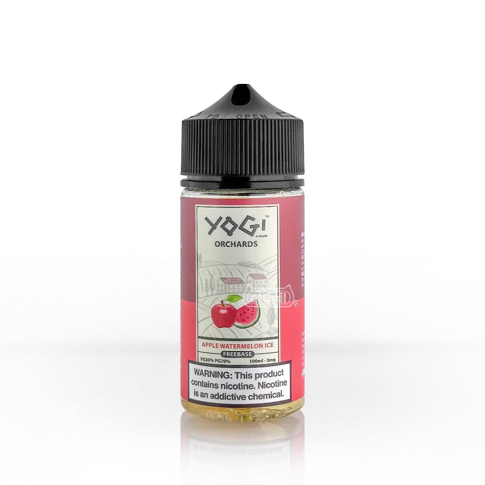 Yogi Orchards Apple Watermelon Ice (100ml) Táo dưa hấu lạnh