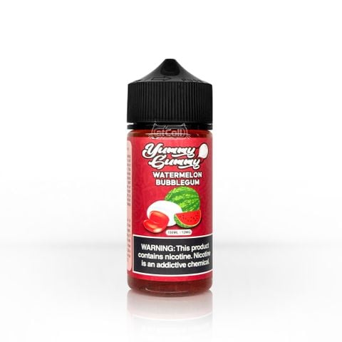 Yummy Gummy Watermelon Bubblegum (100ml) Kẹo cao su dưa hấu