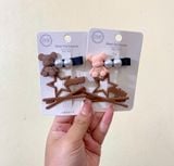  Set 3 kẹp tóc mái đính đá phong cách Hàn quốc KM-133 