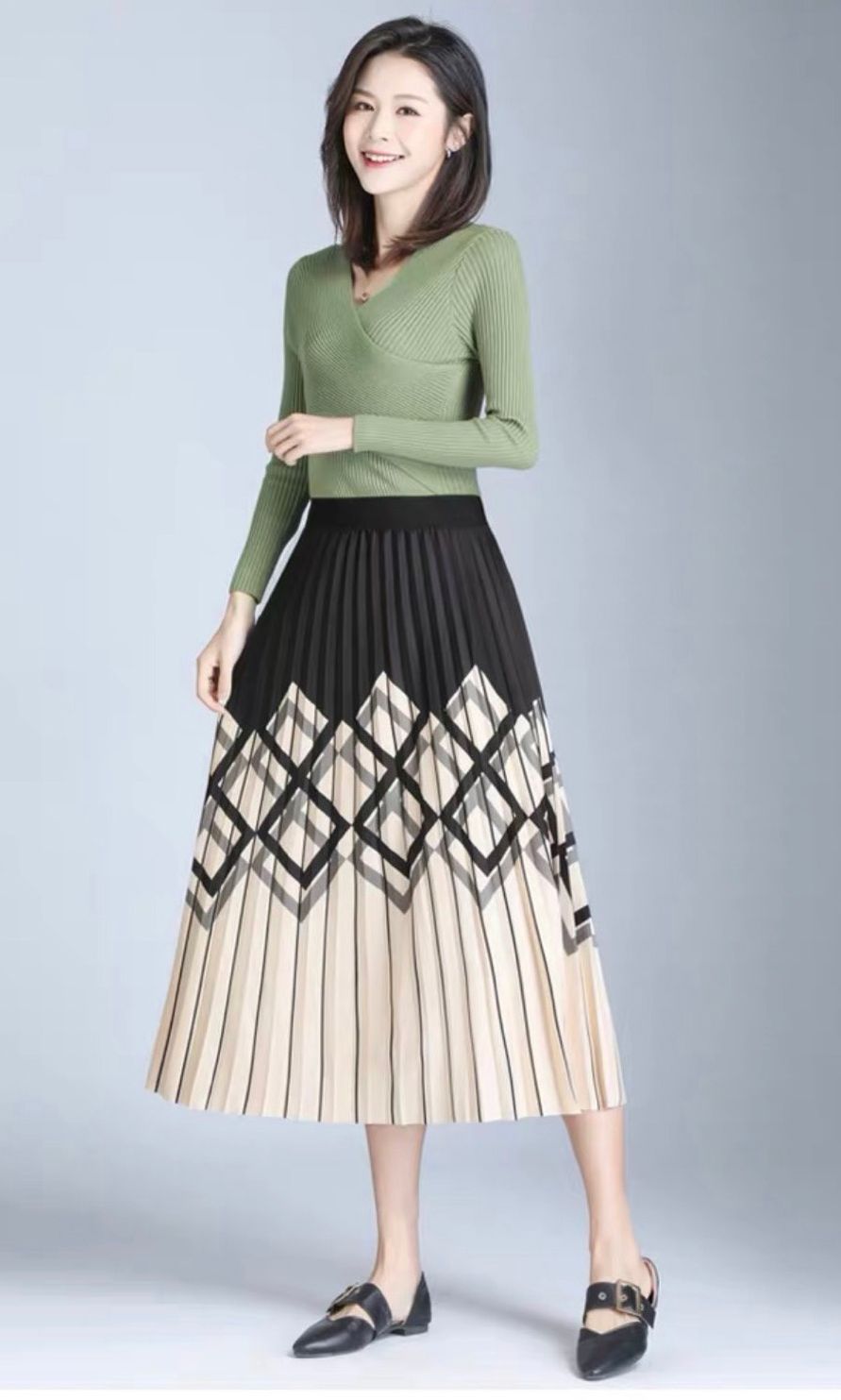 Váy dáng dài họa tiết báo cổ V Zara Auth new tag có sẵn 8342315 8342315