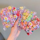  Túi 40 Dây Buộc Tóc Bé Gái Nhiều Màu, Thun Mềm Không Gây Đau Tóc BT01 