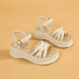  Giày Sandal Đế Xuồng 5 Phân Cao Cấp WY808 