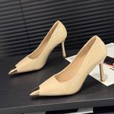  Giày Cao Gót Da Bóng Cao Cấp 789-100 