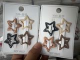  Set 3-4 Kẹp Tóc Màu Sắc Dễ Thương Nhiều Kiểu Dáng KT02 