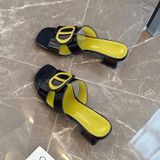  Dép Gót 5 phân Da Bóng Cao Cấp 761 