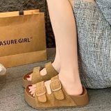  Dép Bánh Mì Da Lộn Cao Cấp 802 