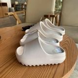  Dép Đúc Nữ Yeezy slide 4 Màu Basic Vân Nhám Cao Su Cao Cấp 3633 