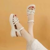  Giày Sandal Đế Xuồng 5 Phân Cao Cấp WY808 