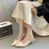  Giày Cao Gót 5 Phân Phối Nơ QCCC A008 