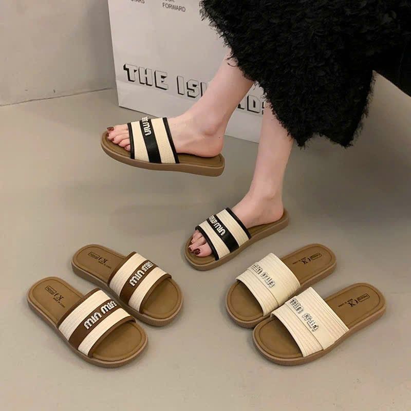  Dép Nữ Đế Cao Su Bệt Quai Ngan H88-12 