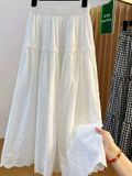  Chân Váy Midi Dáng Dài 2 Lớp Cạp Chun Freesize QCCC 