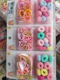  Set 2 Loại Chun Buộc Tóc Nhiều Màu cho Bé BT02 