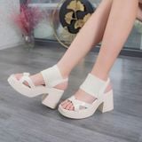  Giày Sandal Cao Gót Đế Vuông 7-8 Phân 2606 