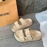  Dép Bánh Mì Da Lộn Cao Cấp 802 