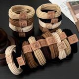  Set 5 Thun Buộc Tóc Siêu Đàn Hồi Họa Tiết Gấu BT03 
