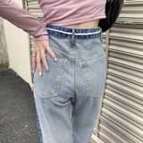  Quần Jeans Nữ Kèm Dây Buộc Q8009 
