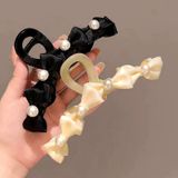  Kẹp Tóc Bản Dài Đính Nơ Ngọc Trai Phong Cách Hàn Quốc K-DAI03 