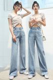  Quần Jeans Nữ Nhìều Nút 8009 