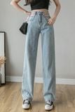  Quần Jeans Nữ Khoét Eo  8010 